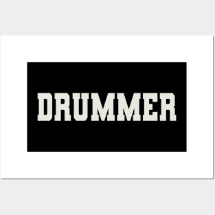 Drummer Word Posters and Art